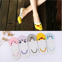 Load image into Gallery viewer, 5 Pairs Cute women Socks animal Cartoons